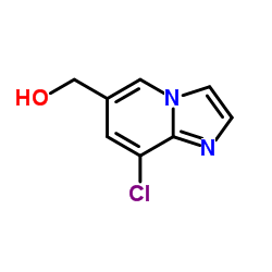 (8-Chloroimidazo[1,2-a]pyridin-6-yl)methanol结构式