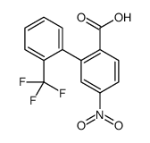4-nitro-2-[2-(trifluoromethyl)phenyl]benzoic acid Structure