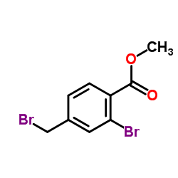 Methyl 2-bromo-4-(bromomethyl)benzoate structure