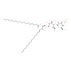 C18 3'-sulfo Lactosylceramide (d18:1/18:0) Structure