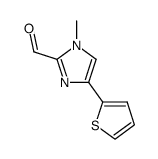 1-methyl-4-thiophene-2-yl-1H-imidazole-2-carbaldehyde Structure