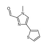 1-methyl-4-thiophene-2-yl-1H-imidazole-2-carbaldehyde结构式