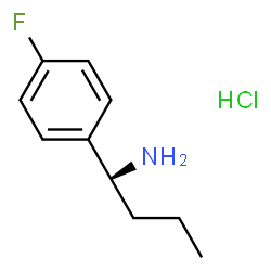 (R)-1-(4-fluorophenyl)butan-1-amine hydrochloride structure