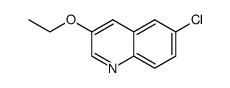 6-chloro-3-ethoxyquinoline结构式