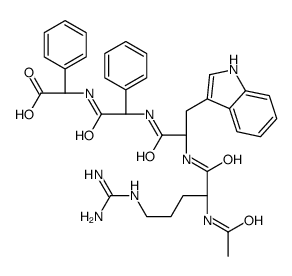 Acetylarginyltryptophyl diphenylglycine Structure