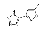 1H-Tetrazole,5-(5-methyl-3-isoxazolyl)-(8CI) structure