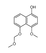 4-methoxy-5-(methoxymethoxy)-1-naphthol结构式