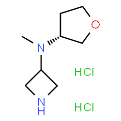 N-methyl-N-[(3R)-oxolan-3-yl]azetidin-3-amine dihydrochloride Structure