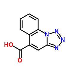 Tetrazolo[1,5-a]quinoline-5-carboxylic acid structure