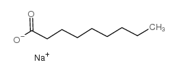 Sodium Nonanoate Structure