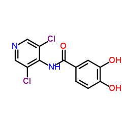 N-(3,5-Dichloro-4-pyridinyl)-3,4-dihydroxybenzamide Structure