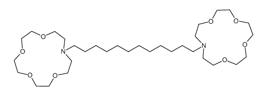 N-<12-(aza-15-crown-5)dodecyl>aza-15-crown-5结构式