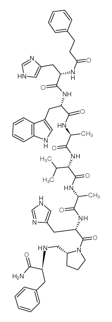 (Deamino-Phe19,D-Ala24,D-Pro26-psi(CH2NH)Phe27)-GRP (19-27) (human, porcine, canine) trifluoroacetate salt picture