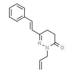2-ALLYL-6-STYRYL-4,5-DIHYDRO-3(2H)-PYRIDAZINONE Structure
