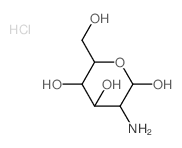 b-D-Galactopyranose,2-amino-2-deoxy-, hydrochloride (9CI) structure