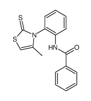 N-[2-(4-methyl-2-thioxo-1,3-thiazol-3(2H)-yl)phenyl]benzamide Structure