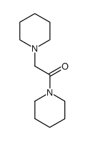 N-(N-piperidinylacetyl)piperidine Structure