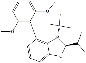 (2S,3S)-3-(叔丁基)-4-(2,6-二甲氧基苯基)-2-异丙基-2,3-二氢苯并[d] [1,3]氧磷杂环戊二烯结构式