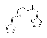 N,N'-bis(pyrrol-2-ylidenemethyl)propane-1,3-diamine结构式