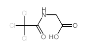 2-[(2,2,2-trichloroacetyl)amino]acetic acid Structure