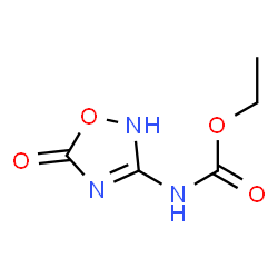 Carbamic acid,(2,5-dihydro-5-oxo-1,2,4-oxadiazol-3-yl)-,ethyl ester (9CI) Structure