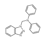 1H-Benzotriazole-1-methanamine,N,N-diphenyl- structure