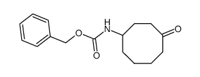 4-((benzyloxycarbonyl)amino)cyclooctanone Structure