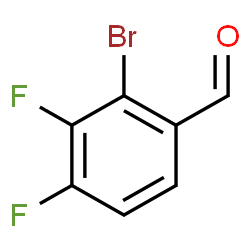 2-Bromo-3,4-difluorobenzaldehyde structure