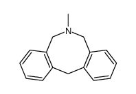 6-Methyl-5,6,7,12-tetrahydrodibenz[c,f]azocine结构式