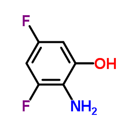 2-Amino-3,5-difluorophenol structure