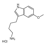 4-(5-methoxy-1H-indol-3-yl)butylazanium,chloride结构式