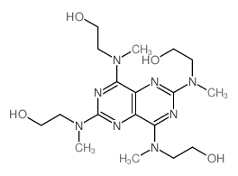 Ethanol,2,2',2'',2'''-[pyrimido[5,4-d]pyrimidine-2,4,6,8-tetrayltetrakis(methylimino)]tetrakis-结构式