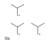 Triisobutylgallium结构式