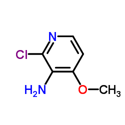2-氯-4-甲氧基吡啶-3-胺结构式