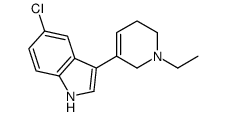 5-Chloro-3-(1-ethyl-1,2,5,6-tetrahydro-3-pyridinyl)-1H-indole Structure