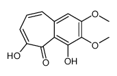 4,5-dihydroxy-2,3-dimethoxybenzo[7]annulen-6-one Structure