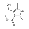Methyl 2,5-dimethyl-4-hydroxymethylpyrrole-3-carboxylate structure