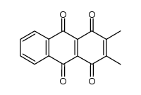 2,3-dimethylanthracene-1,4,9,10-tetraone结构式