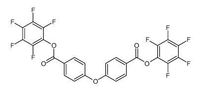 (2,3,4,5,6-pentafluorophenyl) 4-[4-(2,3,4,5,6-pentafluorophenoxy)carbonylphenoxy]benzoate Structure