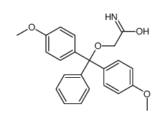 2-[bis(4-methoxyphenyl)-phenylmethoxy]acetamide Structure