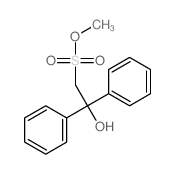 2-methoxysulfonyl-1,1-diphenyl-ethanol结构式