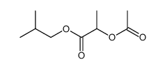 O-acetyl-lactic acid isobutyl ester Structure