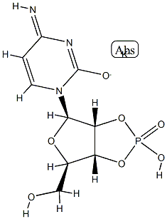 Cytidine 2',3'-phosphoric acid potassium salt structure