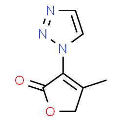 2(5H)-Furanone,4-methyl-3-(1H-1,2,3-triazol-1-yl)-(9CI)结构式