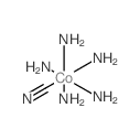 Cobalt (2+), pentaammine(cyano-C)-, dichloride, (OC-6-21)- structure