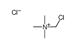 chloromethyl(trimethyl)azanium,chloride Structure
