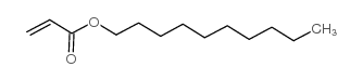 丙烯酸癸酯结构式