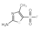 5-Thiazolesulfonylfluoride, 2-amino-4-methyl-结构式