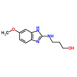 3-(5-METHOXY-1H-BENZOIMIDAZOL-2-YLAMINO)-PROPAN-1-OL结构式