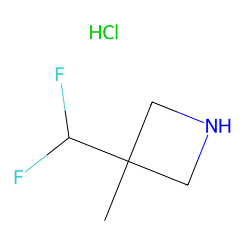 3-(difluoromethyl)-3-methylazetidine hydrochloride Structure